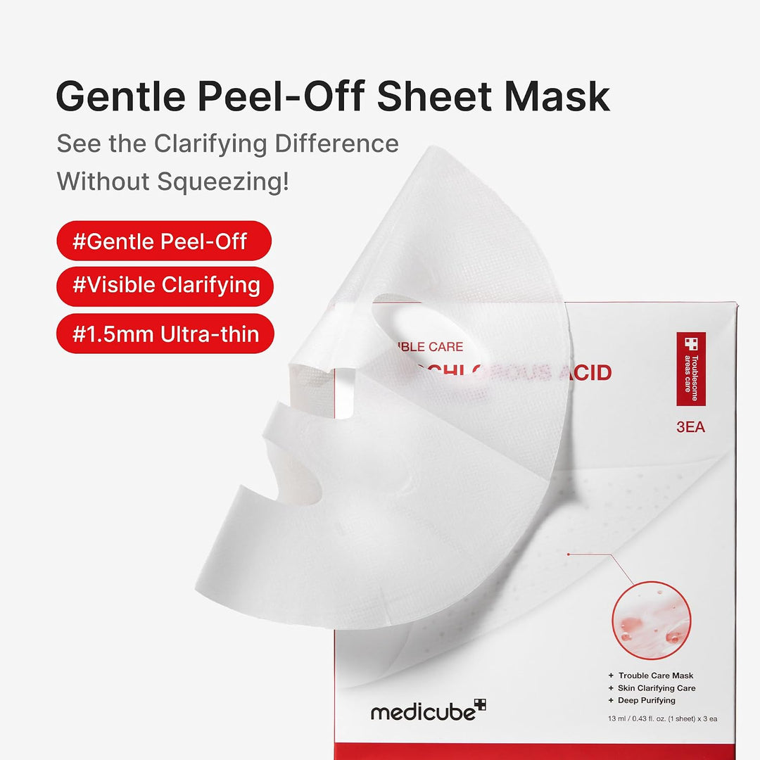 Medicube Hypochlorous Acid Peel Mask Set 3Pc Pack