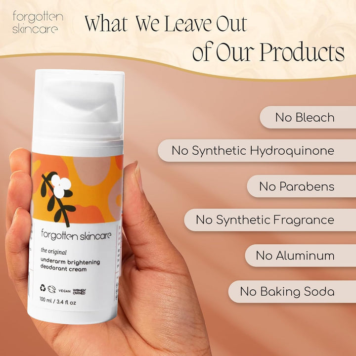 Forgotten Skincare The Original Underarm Brightening Deodorant Cream 50ml