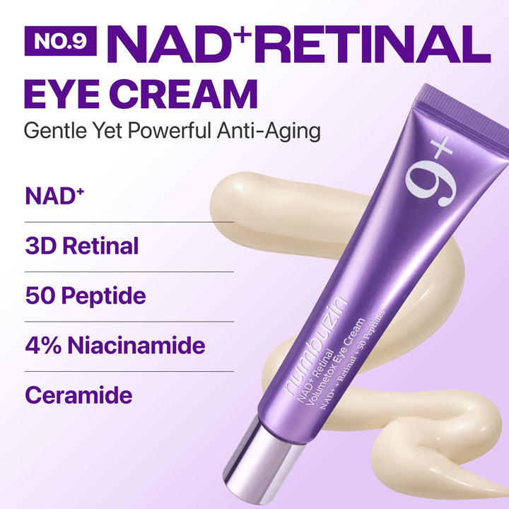 Numbuzin No.9 NAD+ Retinal Volumetox Eye Cream Tube Type 20ml