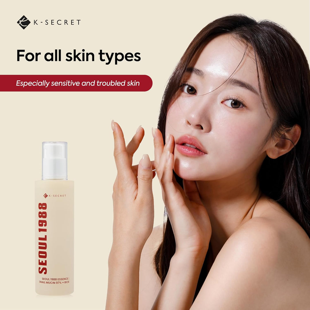 KSECRET SEOUL 1988 Essence : Snail Mucin 97% + Rice 100ml
