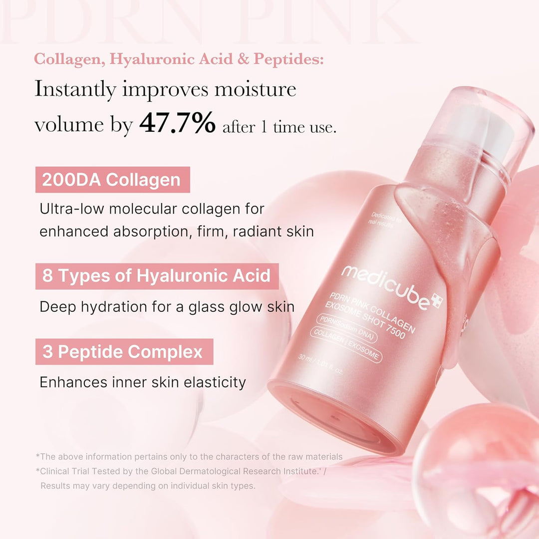 Medicube PDRN Pink Exosome Shot Serum 7500 30ml