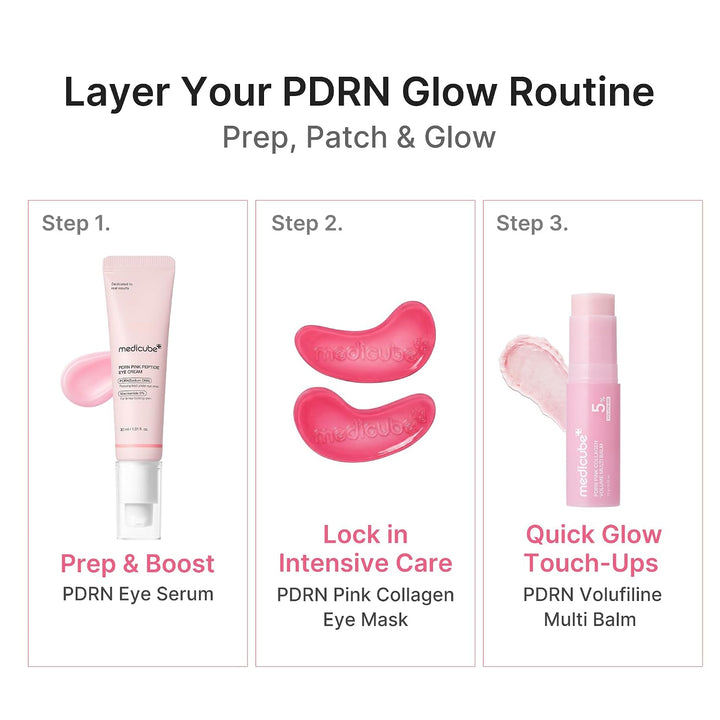 Medicube PDRN Pink Collagen Jelly Eye Mask 6 Pouch