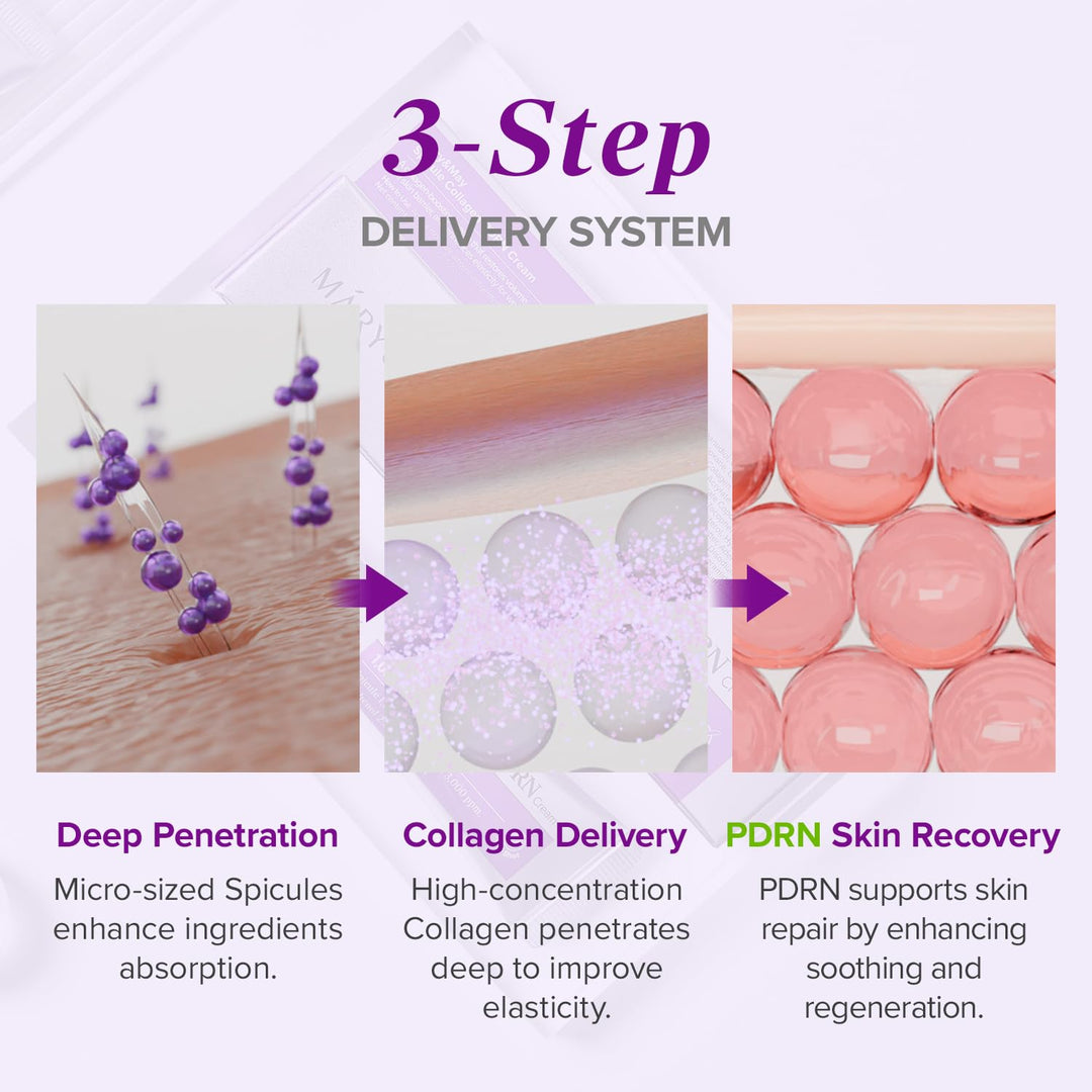 Mary&May Spicule Collagen PDRN Cream 15g