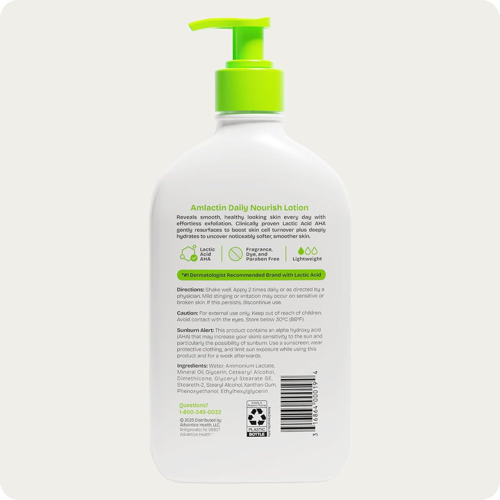 AmLactin Daily Nourish Body Lotion with 12% Lactic Acid 400g