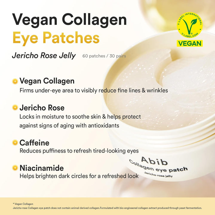 Abib Collagen Eye Patch Jericho Rose Jelly 60pieces 90g