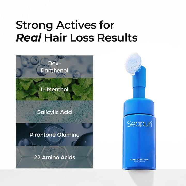 Seapuri Scalpy Bubble Tonic for Dandruff & Hair Growth 100ml