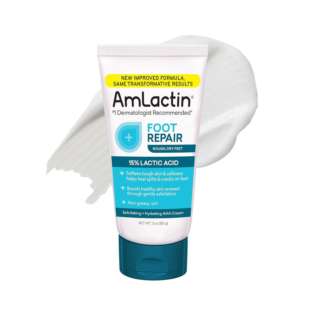 AmLactin Foot Repair Cream with 15% Lactic Acid AHA 85gm