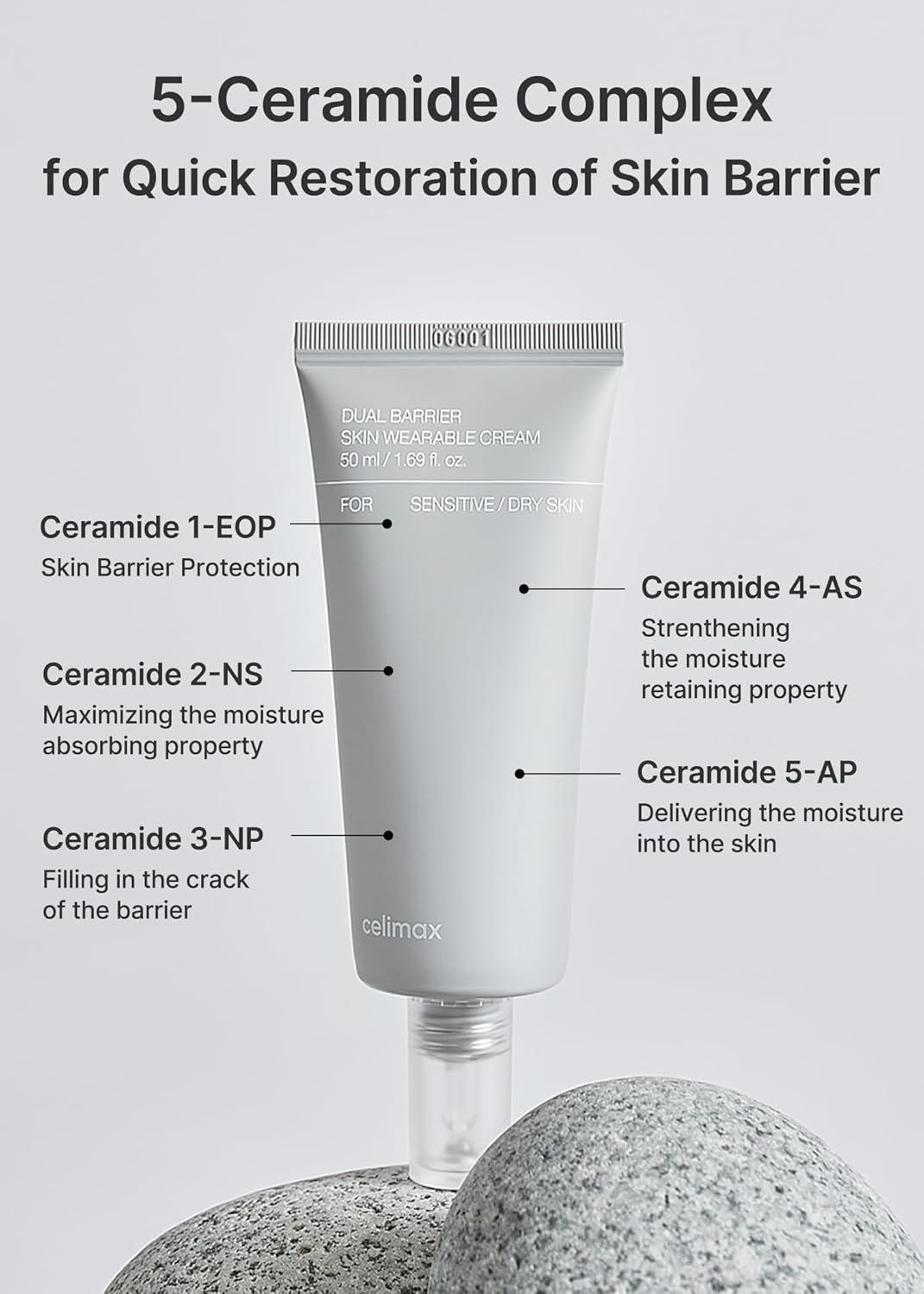 Celimax Dual Barrier Skin Wearable Cream 50ml