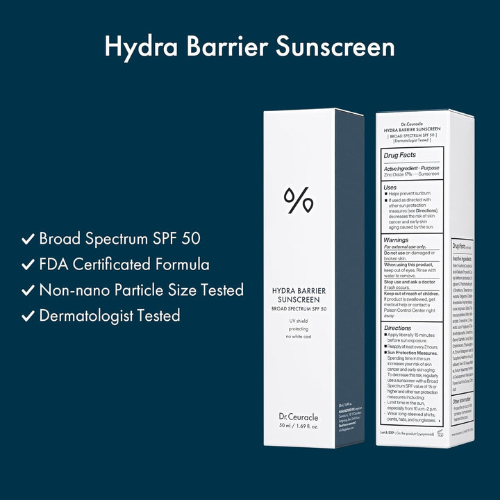 Dr.Ceuracle Hydra Barrier Sunscreen