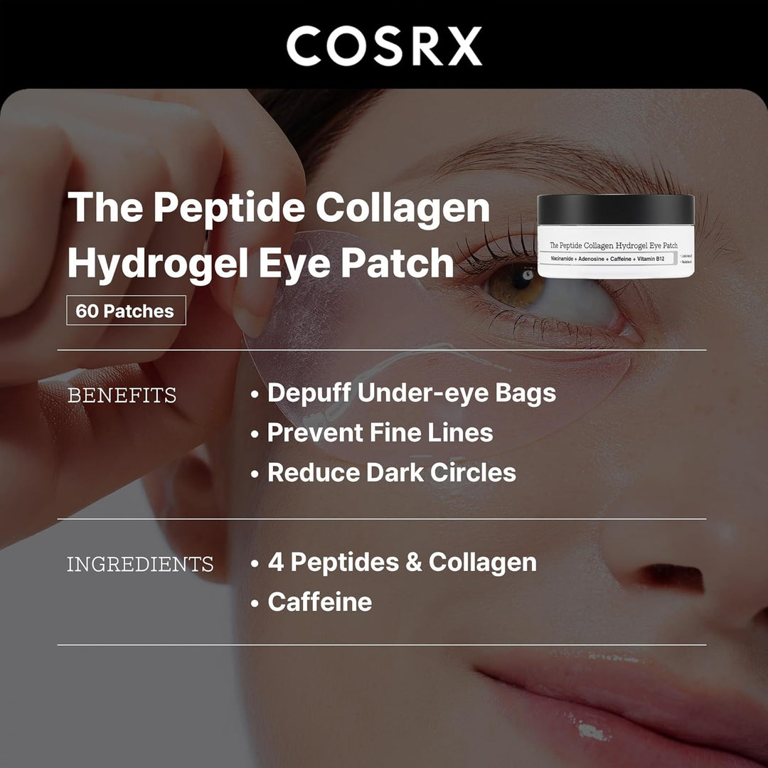 COSRX The Peptide Collagen Hydrogel Eye Patch 60 Patches