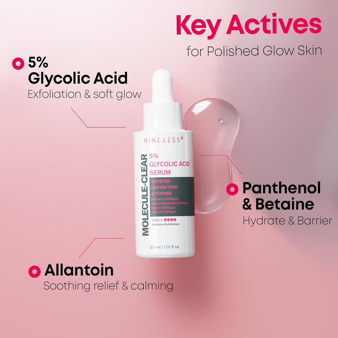 NINELESS Molecule-Clear 5% Glycolic Acid Serum