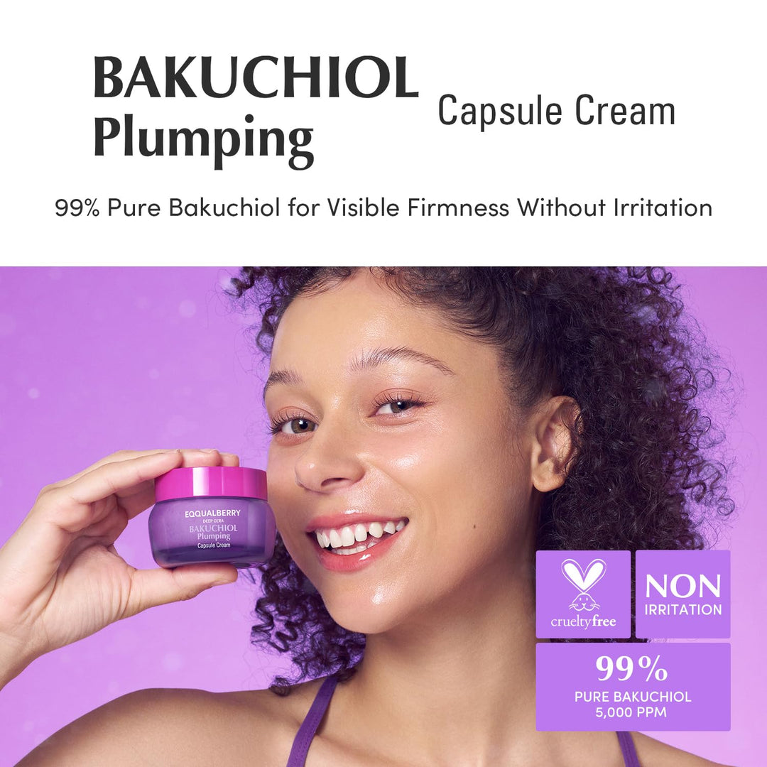 EQQUALBERRY  Bakuchiol Plumping Capsule Cream 50ml