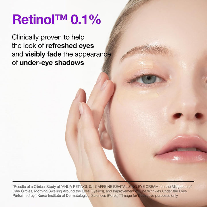 Anua Retinol 0.1 Caffeine Revitalizing Eye Cream 30g