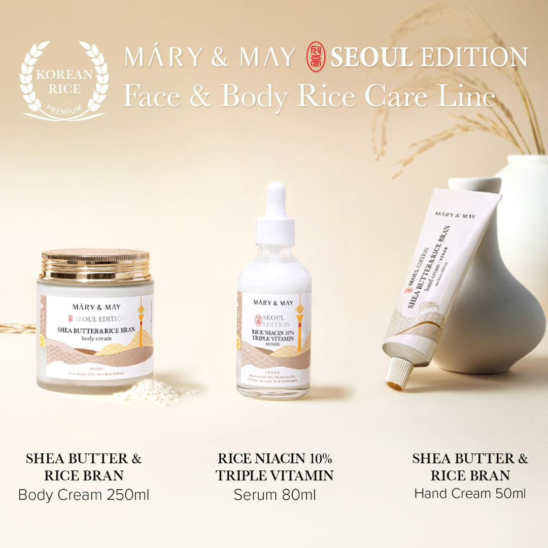 Mary&May Shea Butter & Rice Bran Body Cream 250ml