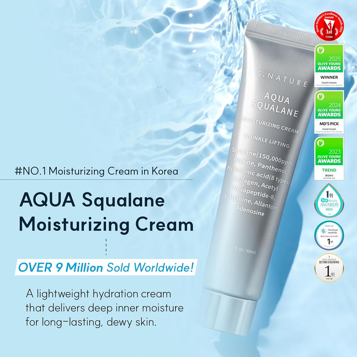S.NATURE Aqua Squalane Moisturizing Cream 60ml