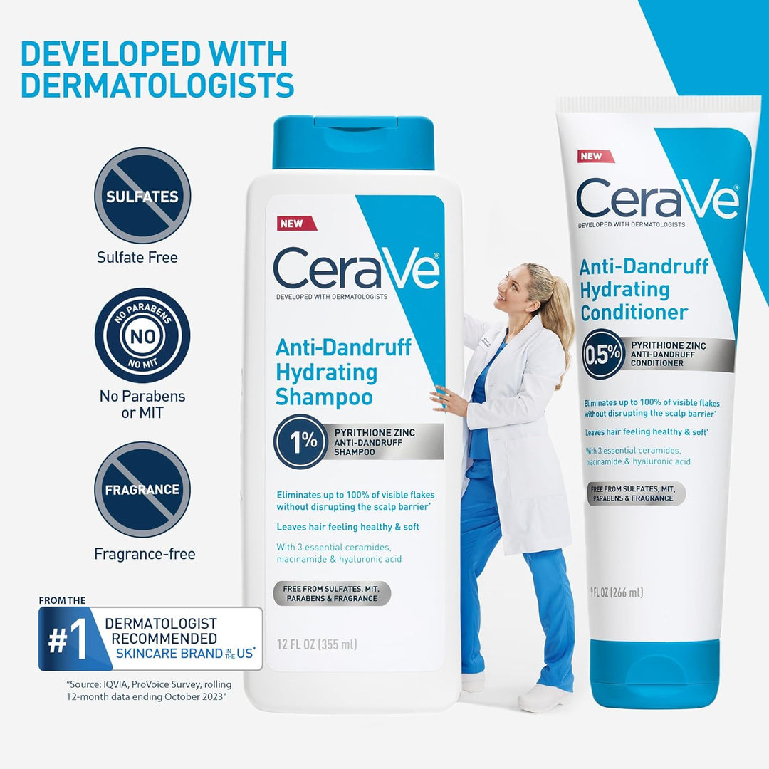 Cerave Anti-Dandruff Hydrating Shampoo 355ml