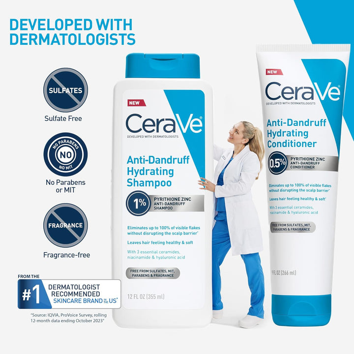 Cerave Anti-Dandruff Hydrating Shampoo 355ml