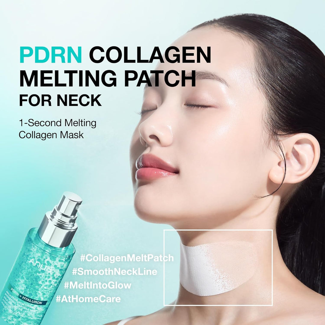 Anua PDRN Collagen Melting Patch For Neck 4Pc Pack