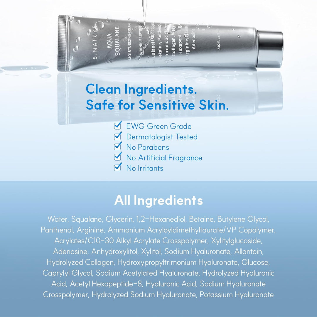 S.NATURE Aqua Squalane Moisturizing Cream 60ml
