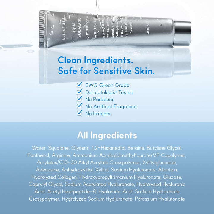 S.NATURE Aqua Squalane Moisturizing Cream 60ml