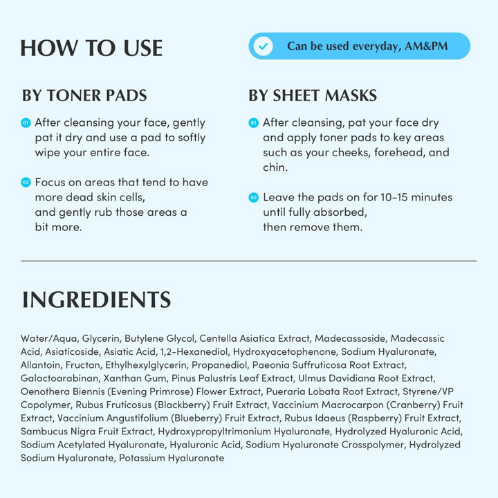 EQQUALBERRY Swimming Pool Toner Pads - 70 Sheets