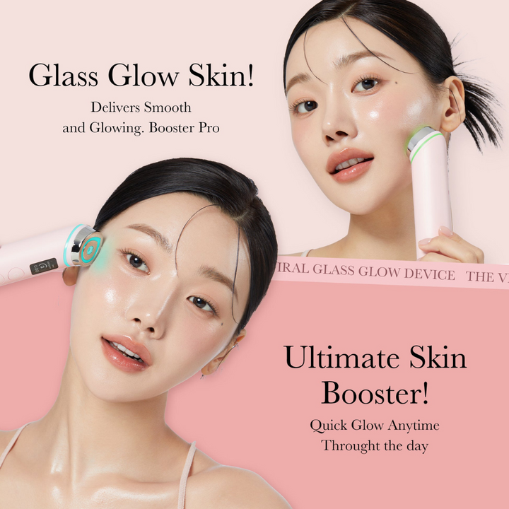 Medicube AGE-R BOOSTER PRO EX PINK | 6-in-1 Glass Skin Total Care Device