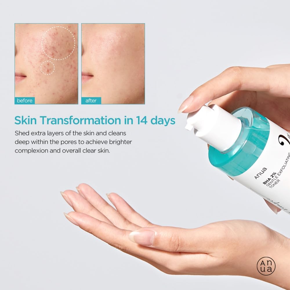 ANUA BHA 2% Gentle Exfoliating Toner 150ml results
