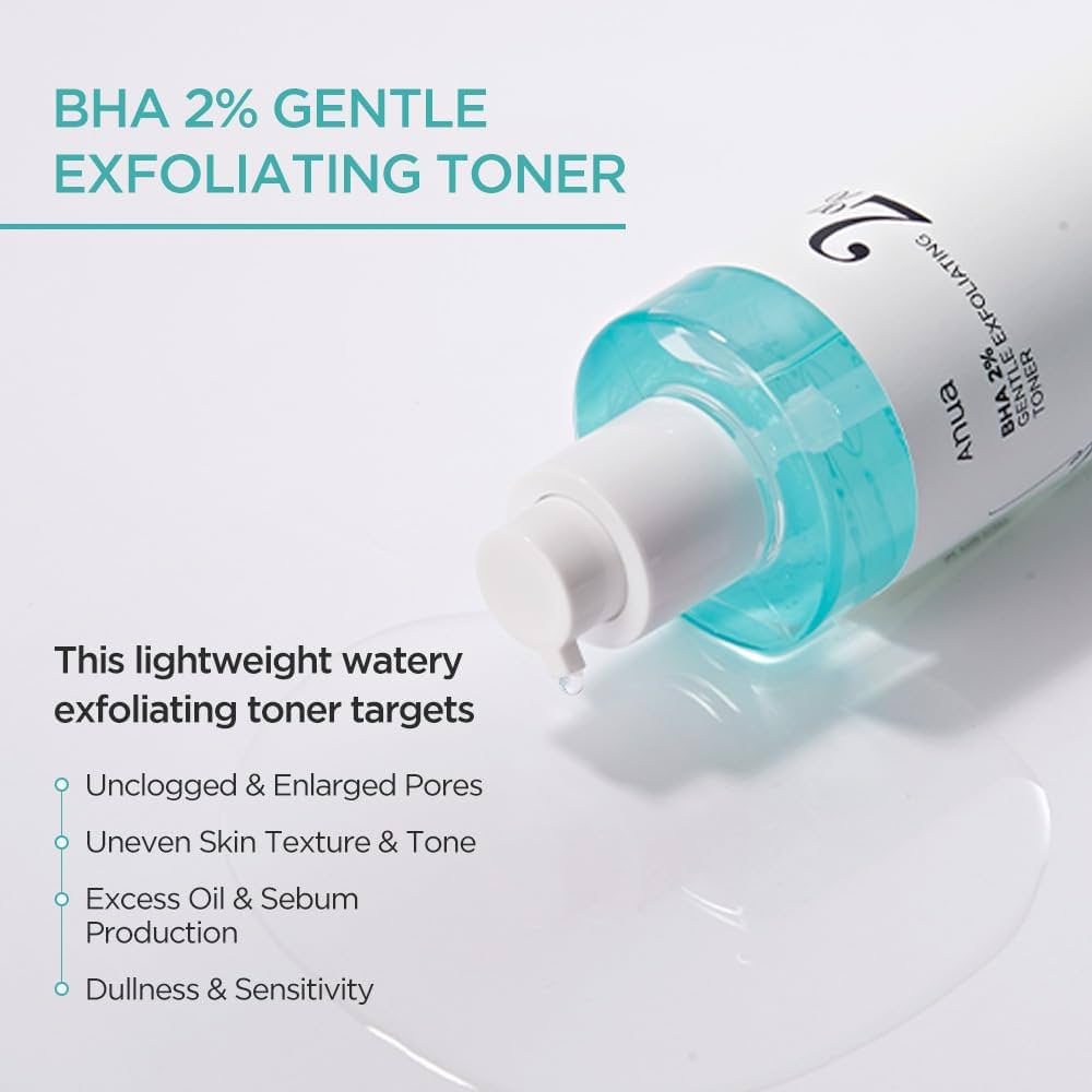ANUA BHA 2% Gentle Exfoliating Toner 150ml what it does