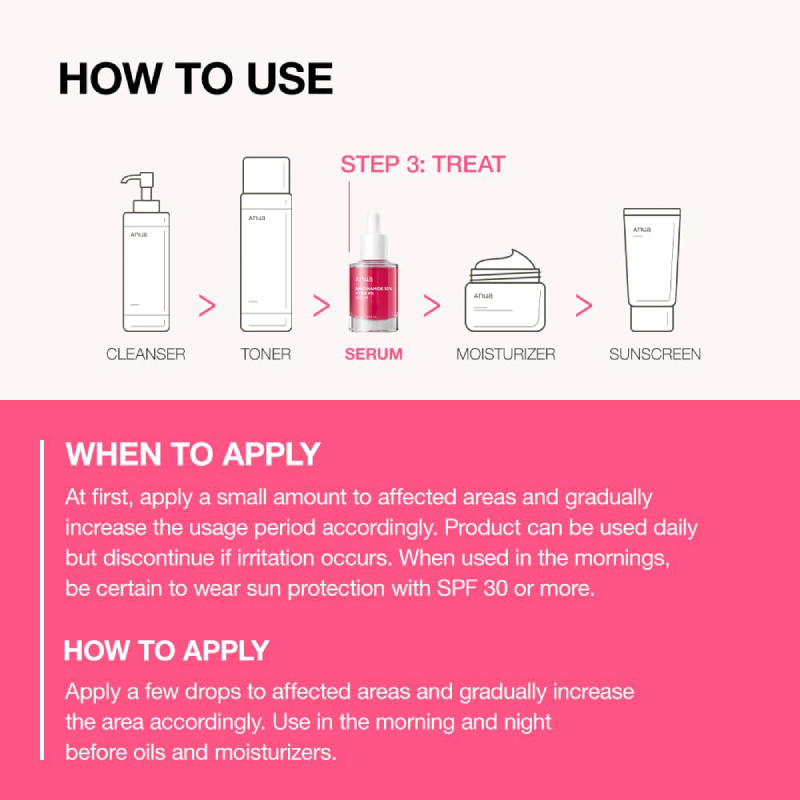 ANUA Dark Spot Correcting Serum benefits how to use