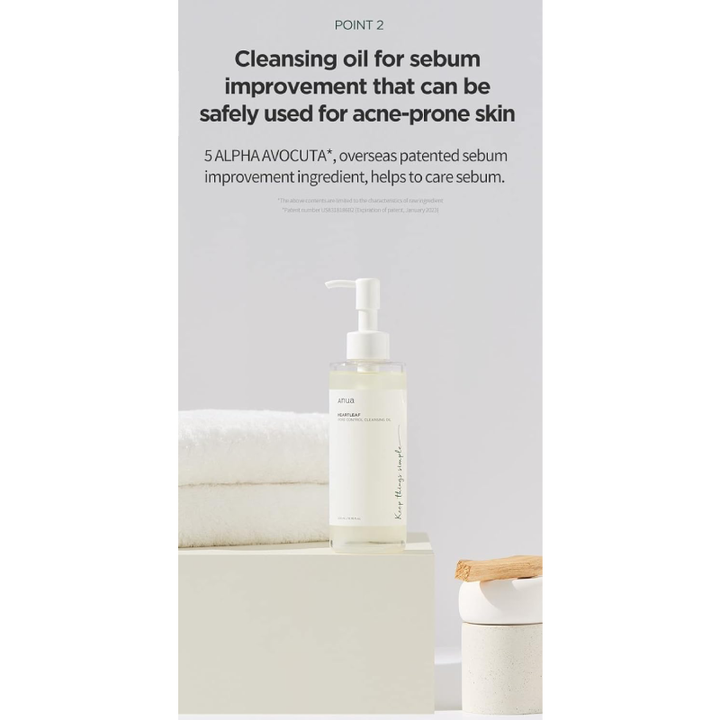 ANUA HEARTLEAF PORE CONTROL CLEANSING OIL 200ml benefits 3