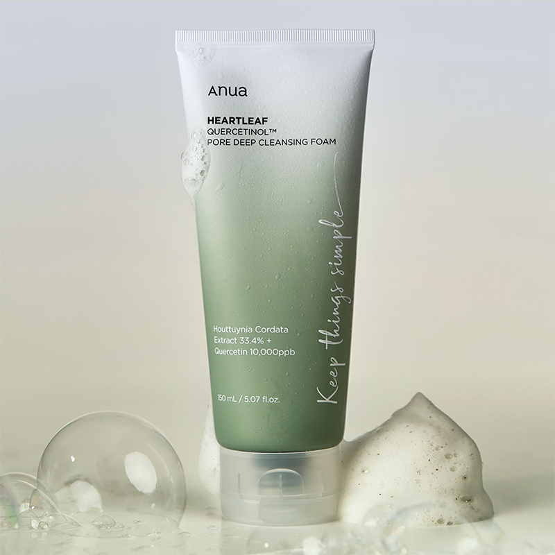 ANUA Heartleaf Quercetinol Pore Deep Cleansing Foam 150ml 2