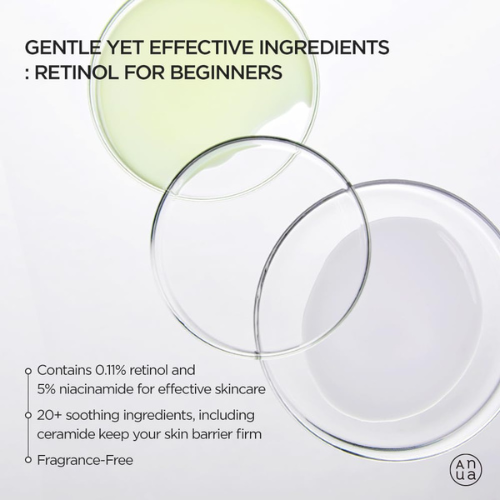 ANUA Nano Retinol 0.3% + Niacin Renewing Serum 30ml ingredients