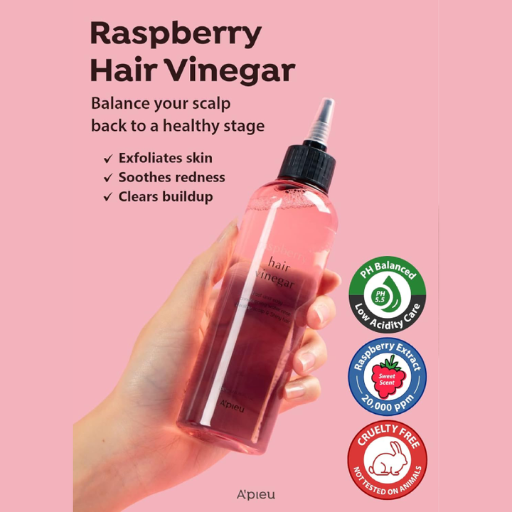 A'PIEU Raspberry Hair Vinegar Rinse 200ml benefits