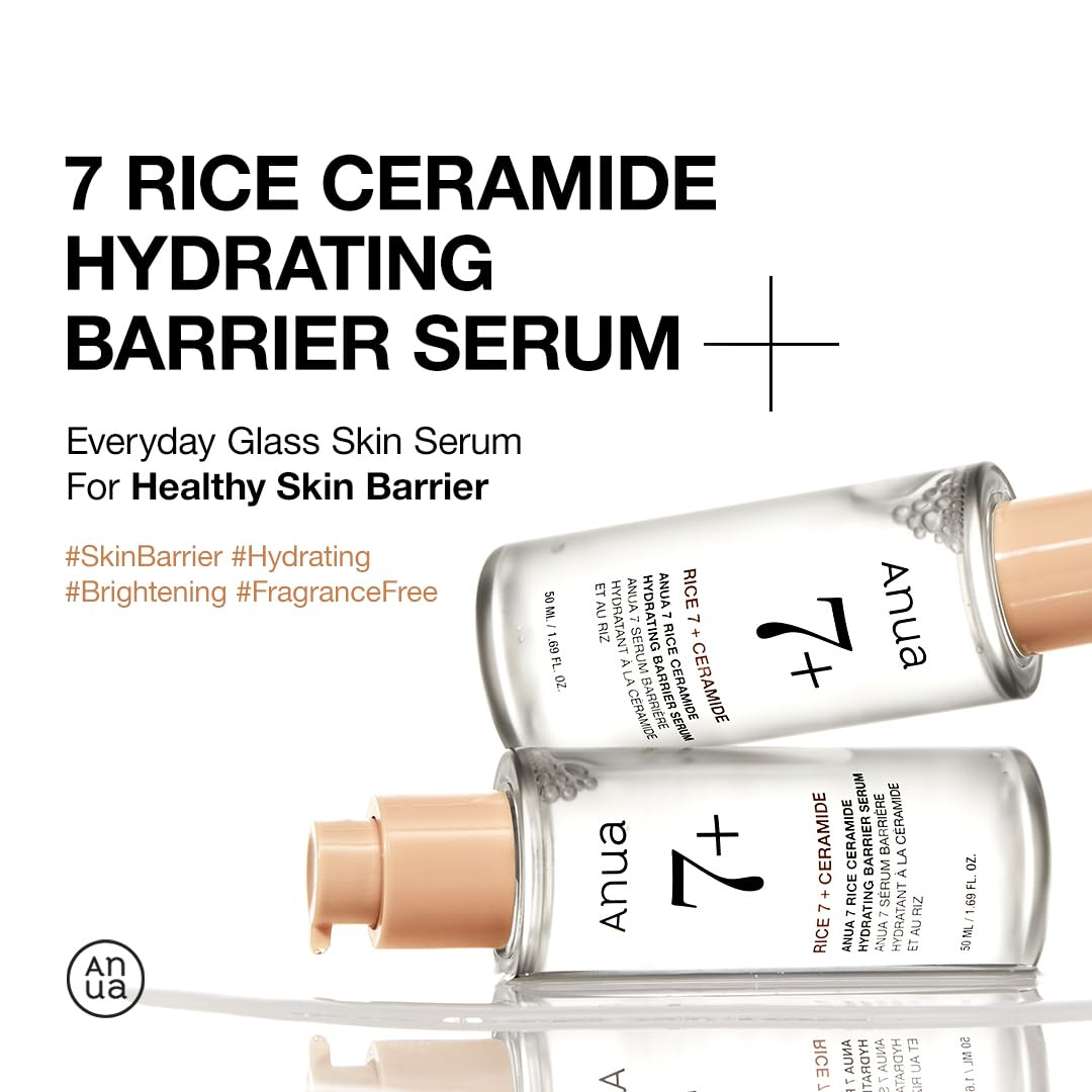 Anua 7 Rice Ceramide Hydrating Barrier Serum 50ml what it does