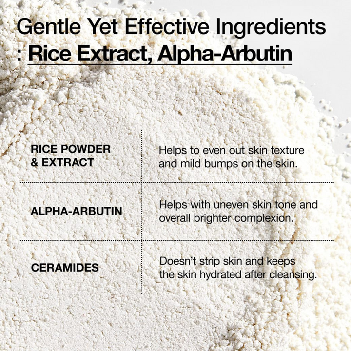 Anua_Rice_Enzyme_Brightening_Cleansing_Powder_40g_Ingredients
