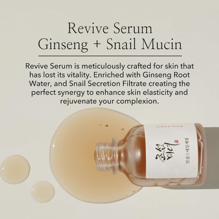 Beauty of Joseon Revive Serum : Ginseng + Snail Mucin what it does