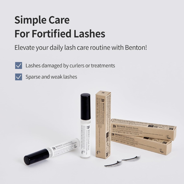 Benton Honest Eyelash Serum simple care for lashes