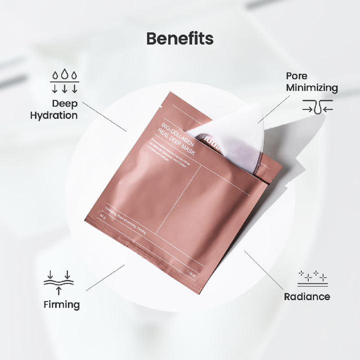 Biodance Bio Collagen Real Deep Mask 4pc Pack benefits