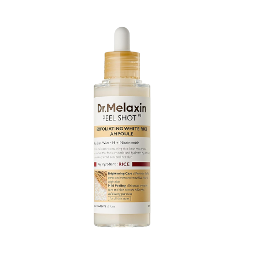 Dr.Melaxin Peel Shot Exfoliating White Rice Ampoule 80ml