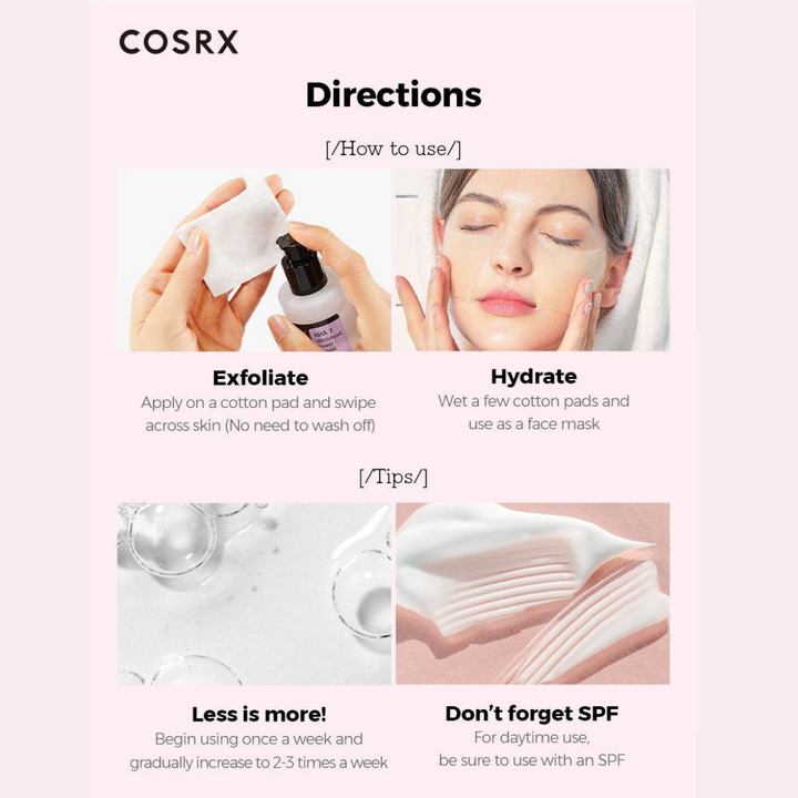 COSRX_AHA_7_Whitehead_Power_Liquid_how to use