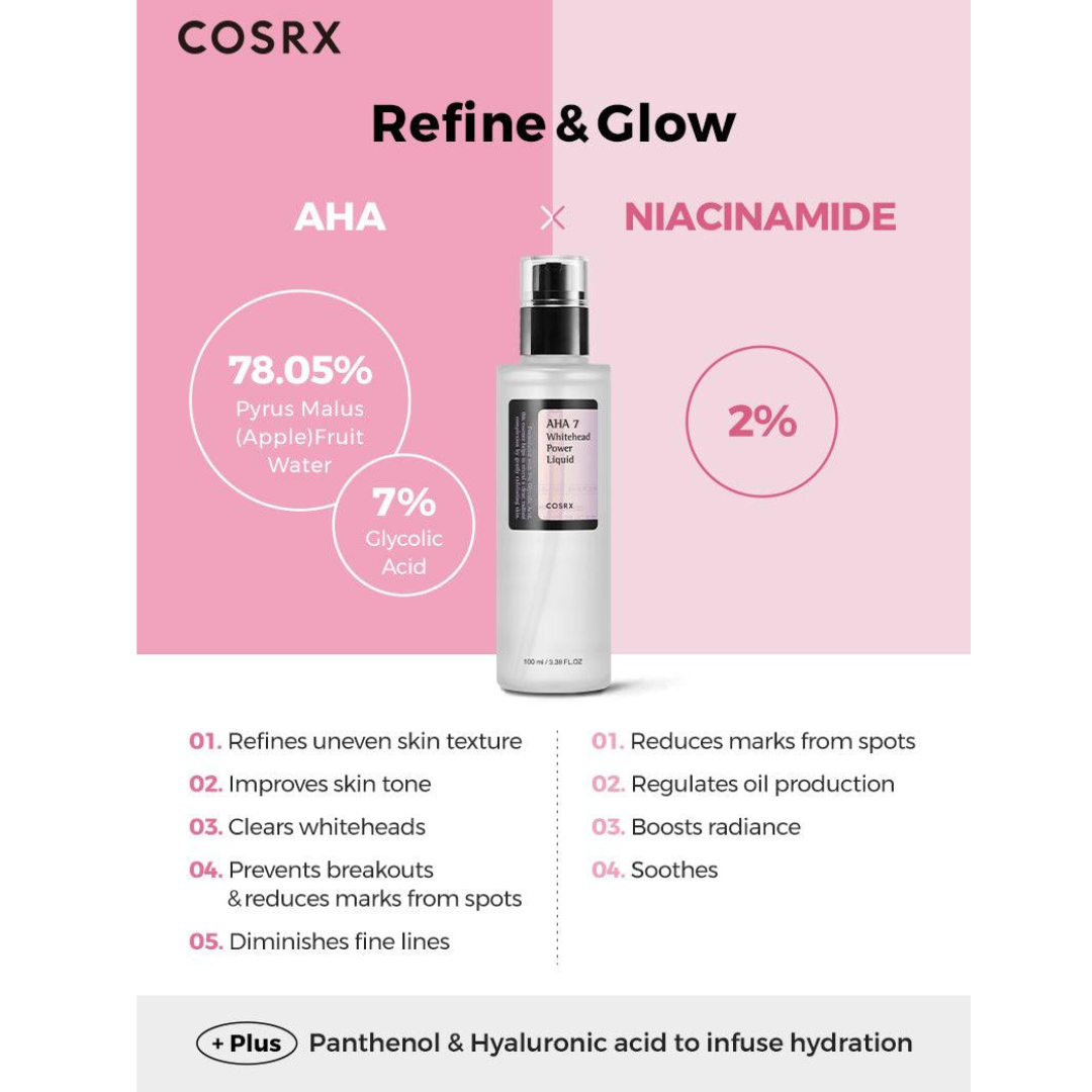 COSRX AHA 7 Whitehead Power Liquid ingredients