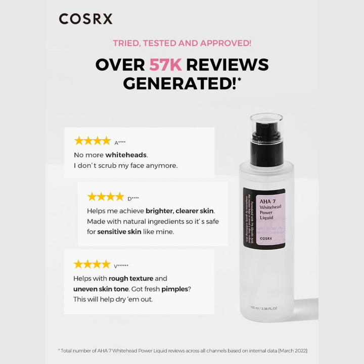 COSRX AHA 7 Whitehead Power Liquid reviews