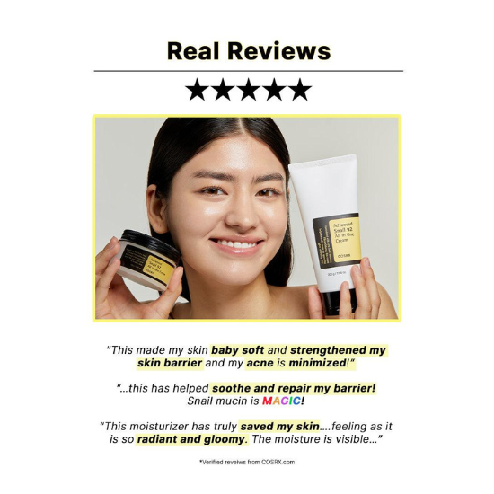 COSRX Advanced Snail 92 All In One Cream reviews