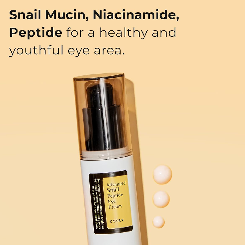 COSRX Advanced Snail Peptide Eye Cream what it does