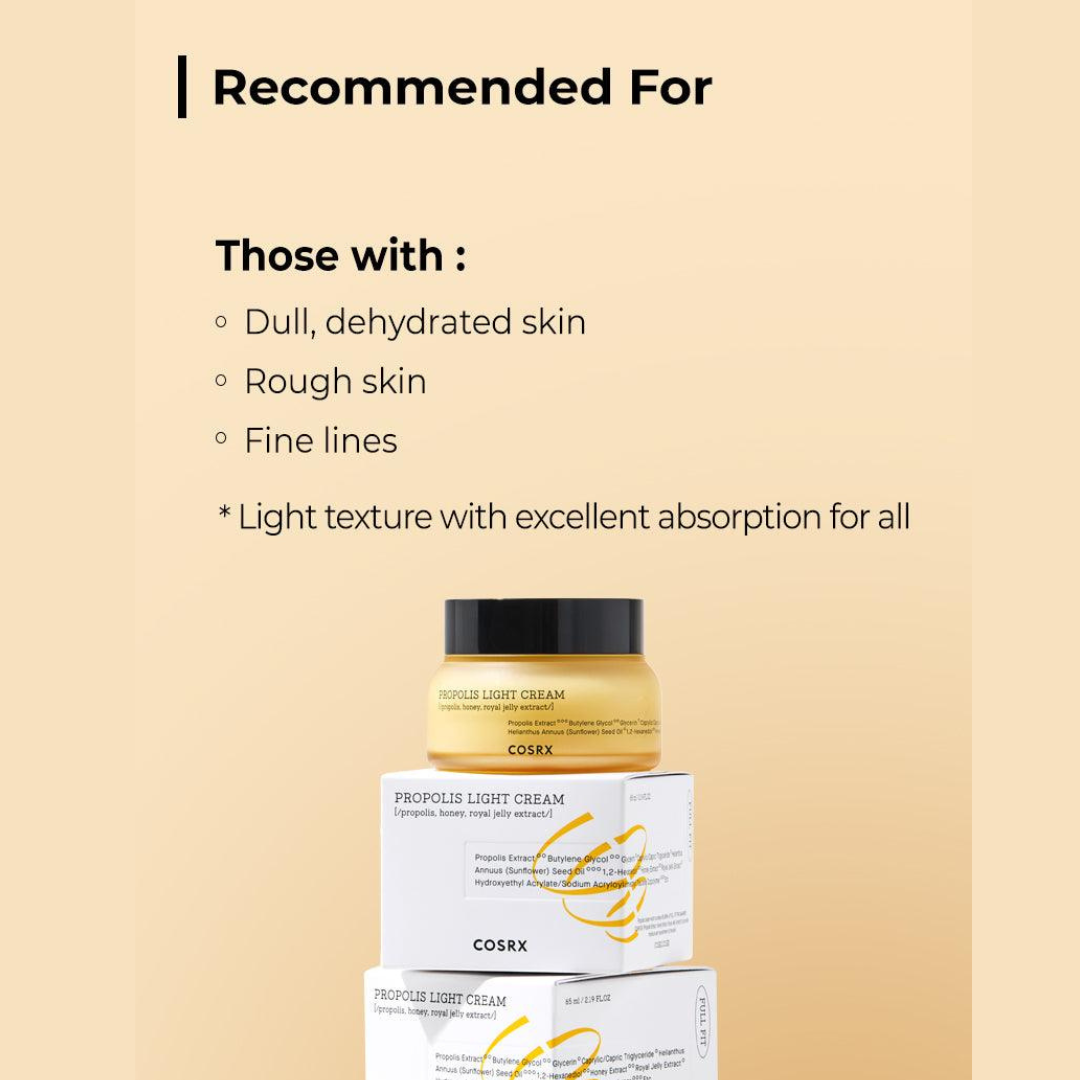 COSRX Full Fit Propolis Light Cream 65g Recommended for
