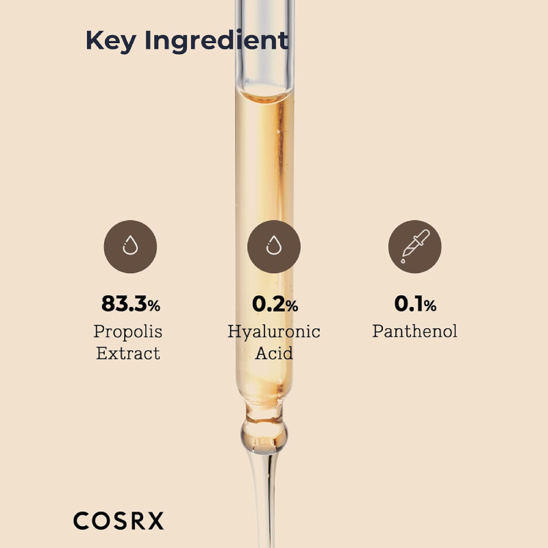 COSRX Full fit Propolis Light Ampoule Key Ingredients