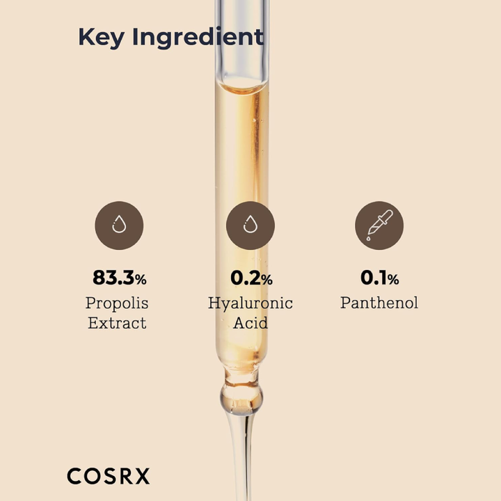 COSRX Full fit Propolis Light Ampoule Key Ingredients