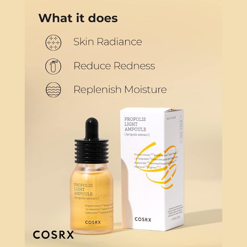 COSRX Full fit Propolis Light Ampoule what it does