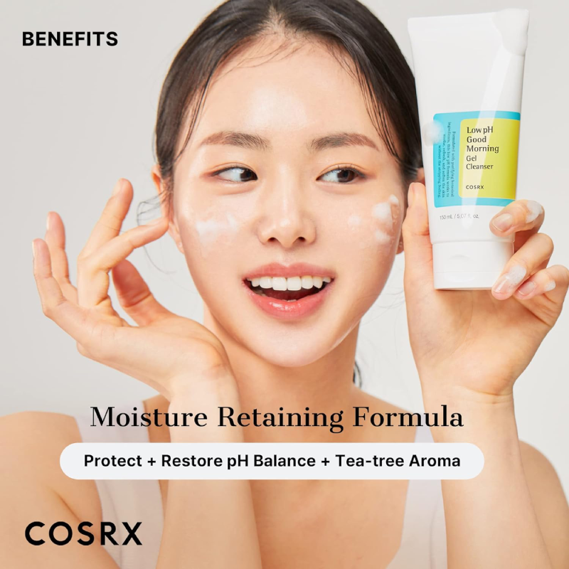 COSRX Low pH Good Morning Cleanser 150ml benefits