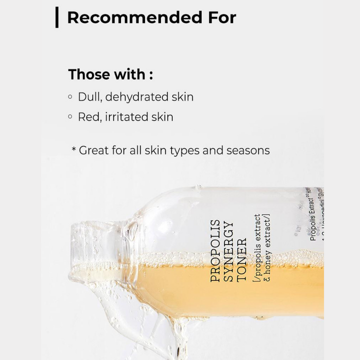 COSRX Propolis Synergy Toner recommended for